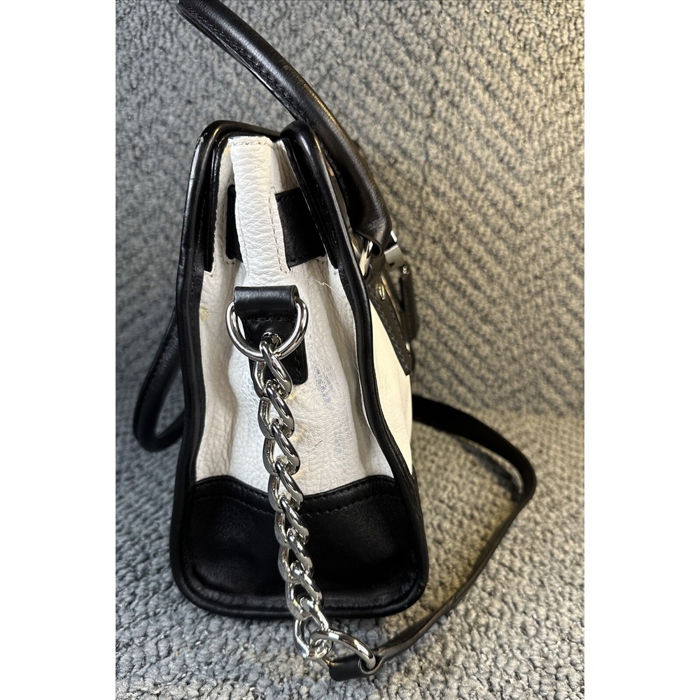 Michael Kors Hamilton Cowhide Leather Handbag Purse READ - Picture 6 of 15